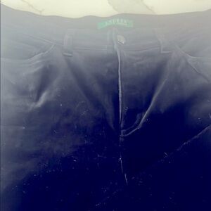 Ralph Lauren black velvet pants  size 6